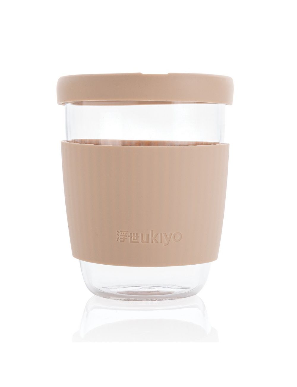 Szklany kubek podróżny Ukiyo 360 ml