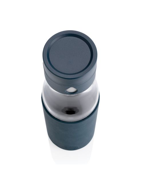 Szklana butelka 650 ml Ukiyo, monitorująca ilość wypitej wody