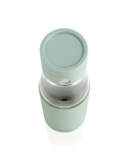 Szklana butelka 650 ml Ukiyo, monitorująca ilość wypitej wody
