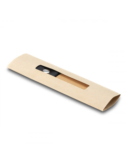 Brelok bambusowy, beżowy 