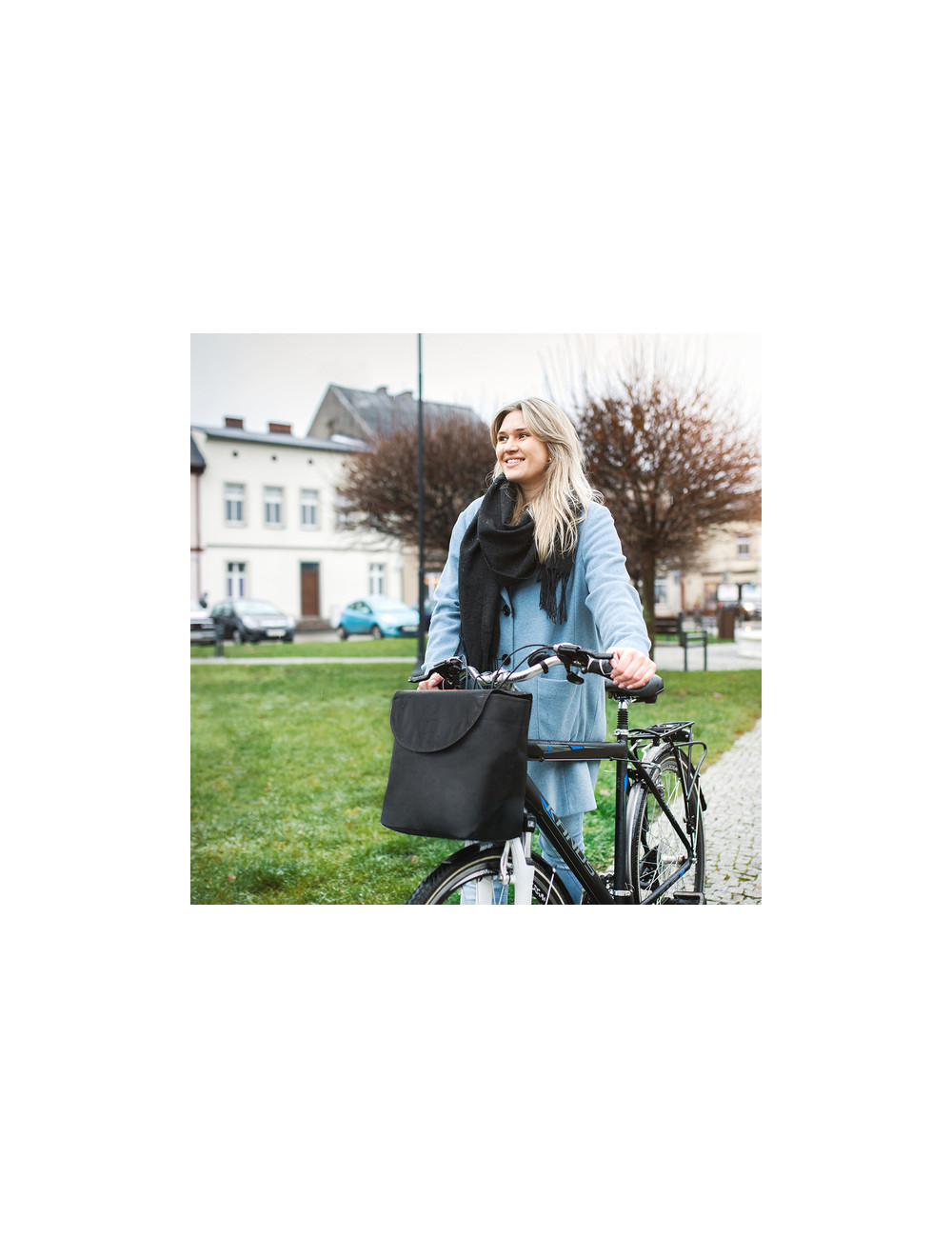 Torba na rower Cityride, czarny 