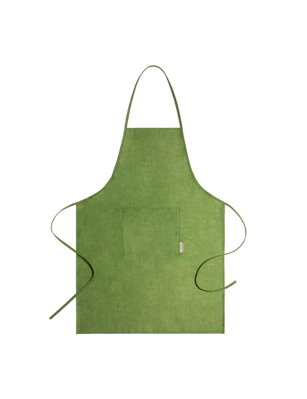 Fartuch kuchenny z materiału z konopi