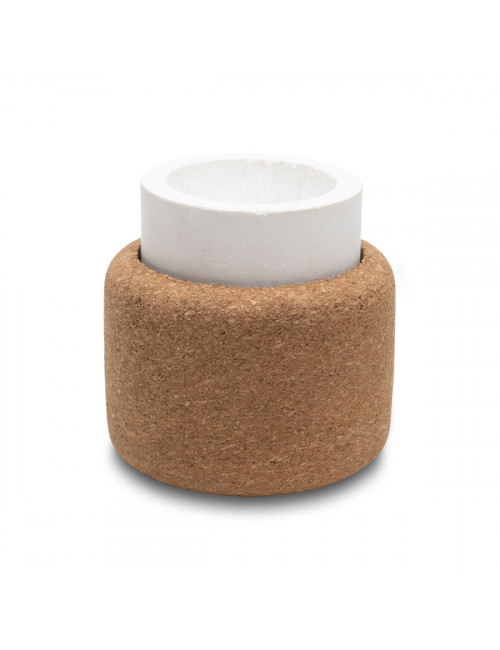 Świecznik dwustronny Eclat, beżowy