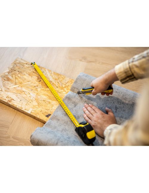 Nóż do tapet z mechanizmem zabezpieczającym, zapasowe ostrza w komplecie | Sutton