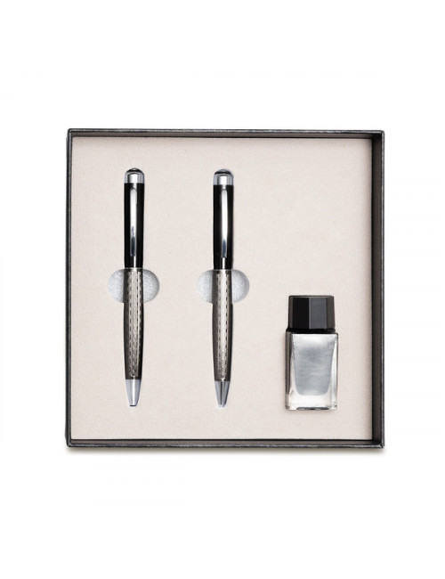 Zestaw piśmienniczy Gassin, czarny 
