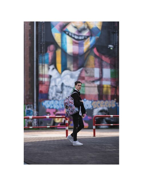 Bobby Soft "Art" plecak chroniący przed kieszonkowcami