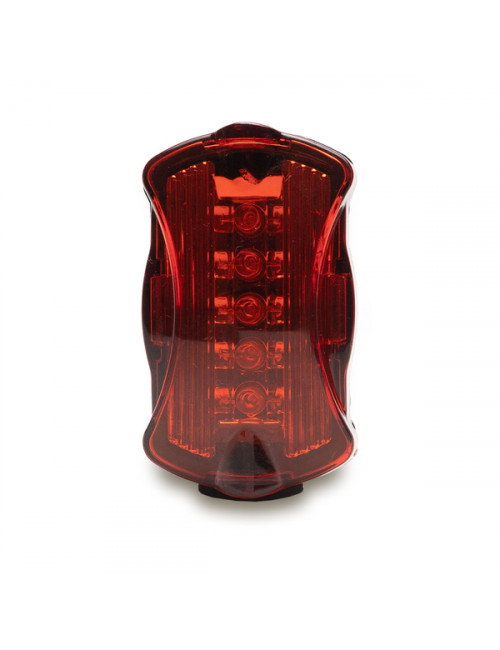 Zestaw lampek rowerowych, czarny 