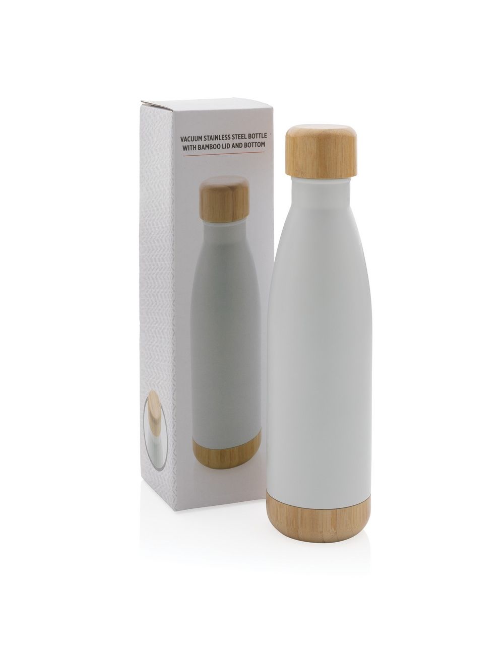 Butelka termiczna 700 ml, bambusowy element