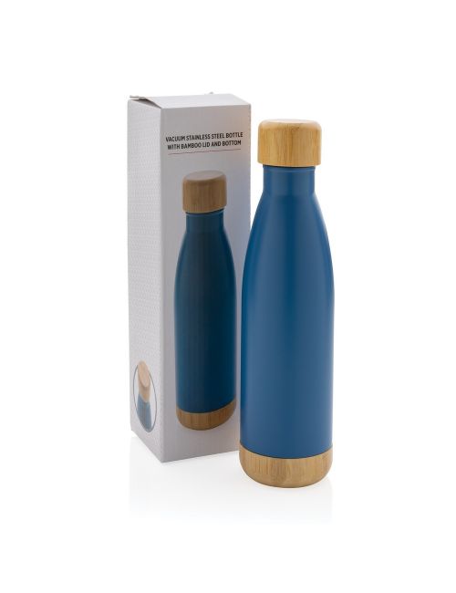 Butelka termiczna 700 ml, bambusowy element
