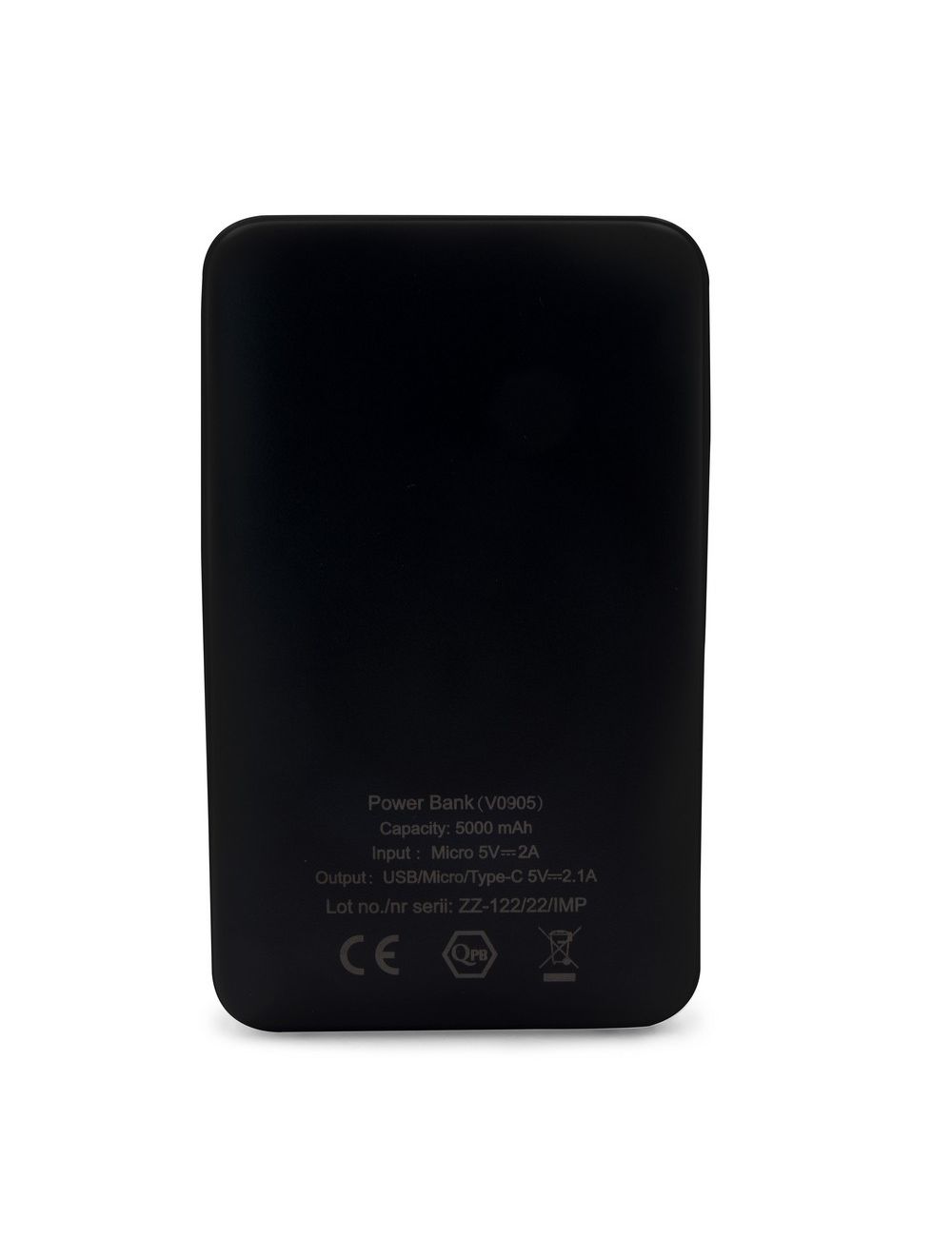 Power bank 5000 mAh ze zintegrowanymi kablami,...