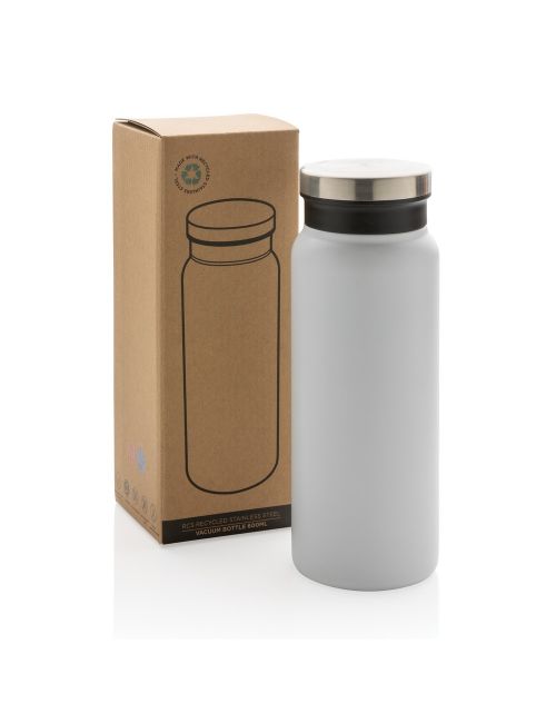 Butelka termiczna 600 ml, stal nierdzewna z recyklingu