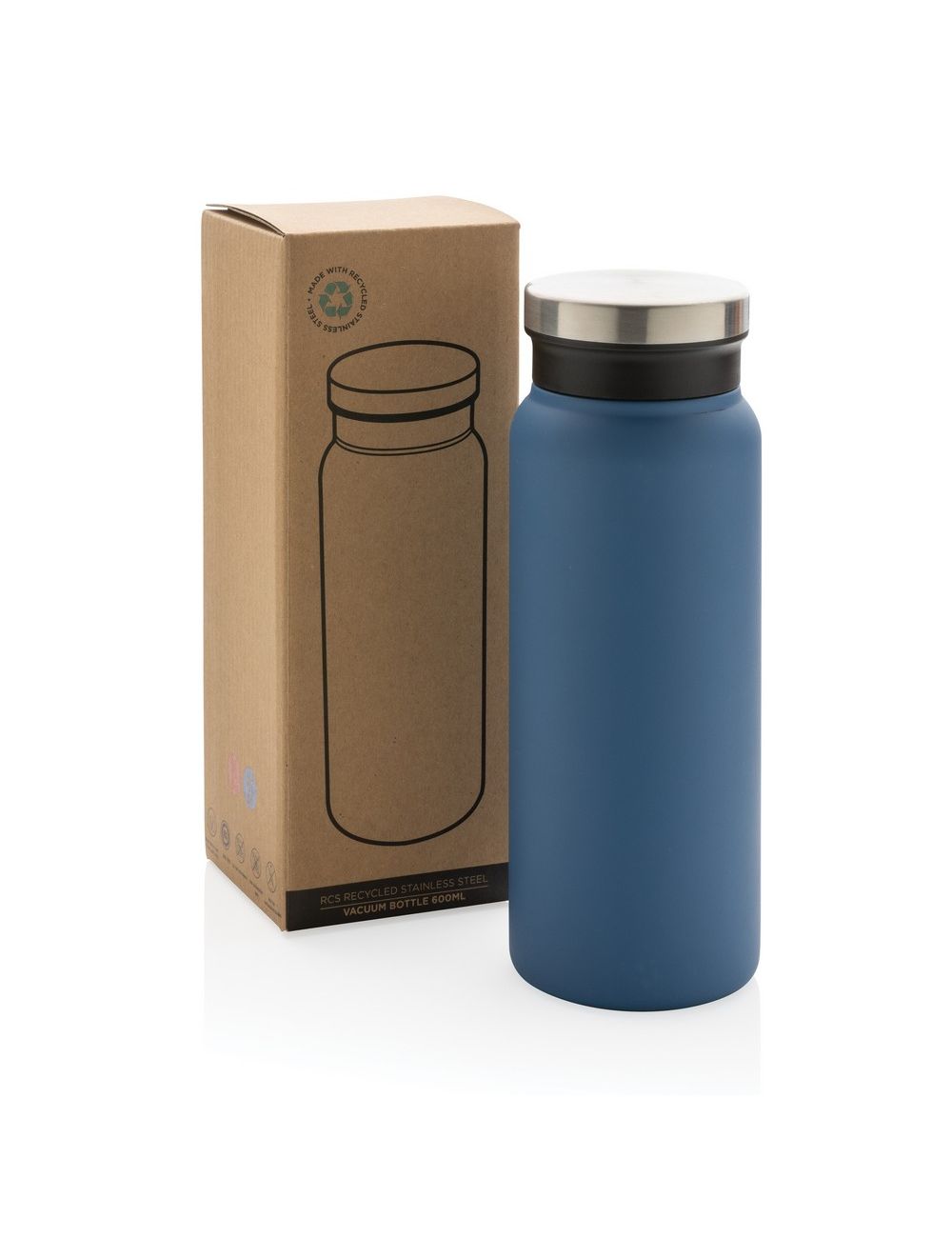 Butelka termiczna 600 ml, stal nierdzewna z...