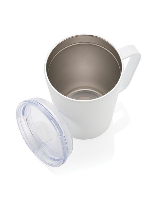 Kubek termiczny 420 ml, stal nierdzewna z recyklingu