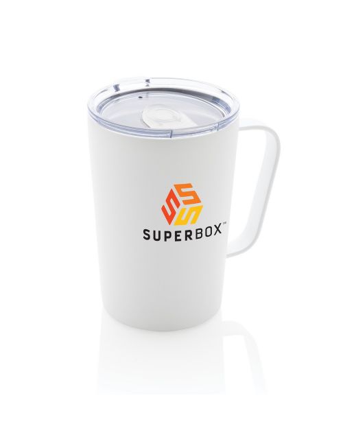 Kubek termiczny 420 ml, stal nierdzewna z recyklingu