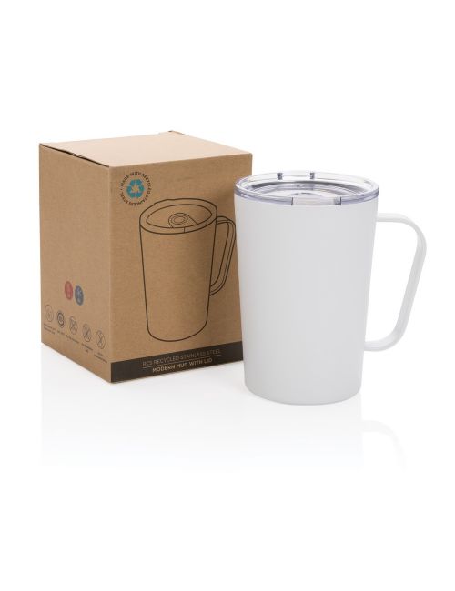 Kubek termiczny 420 ml, stal nierdzewna z recyklingu