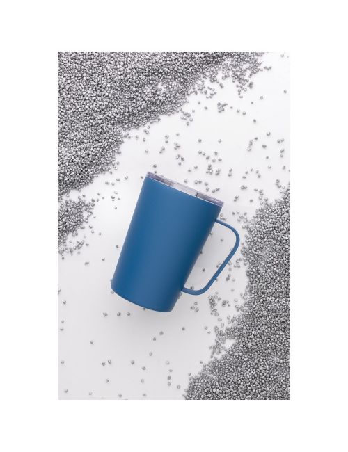 Kubek termiczny 420 ml, stal nierdzewna z recyklingu