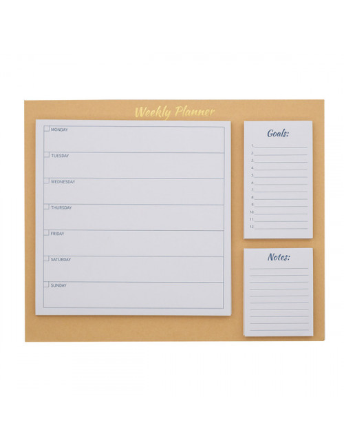 Planner na biurko Shu, beżowy 