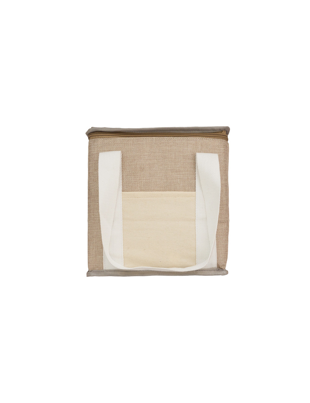 Torba izotermiczna na lunch z juty Loni, beżowy 