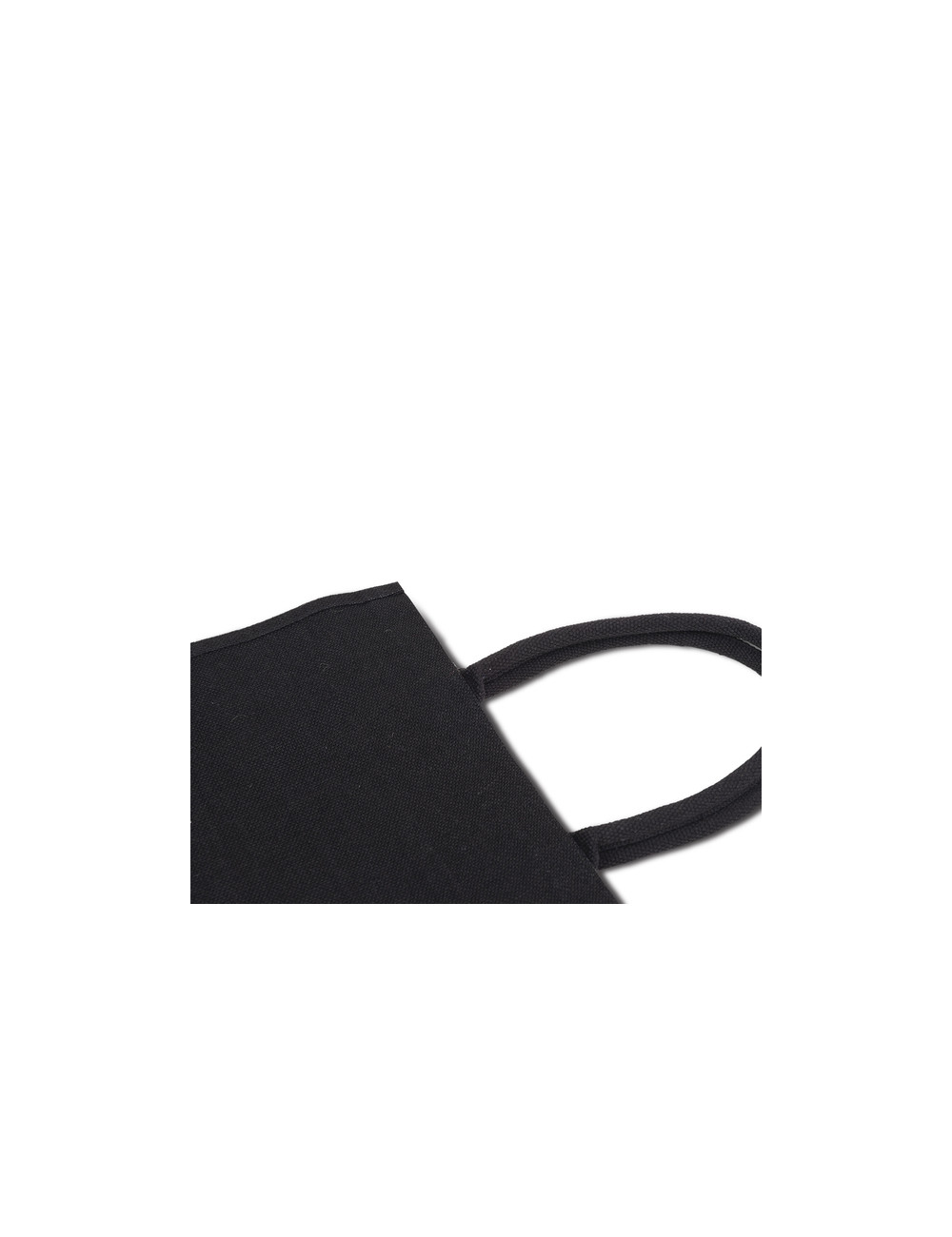 Torba na zakupy z juty Natural Shopper, czarny