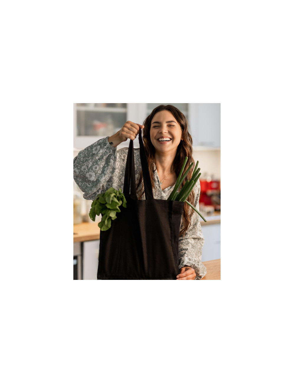 Torba bawełniana Eco-Style, czarny 