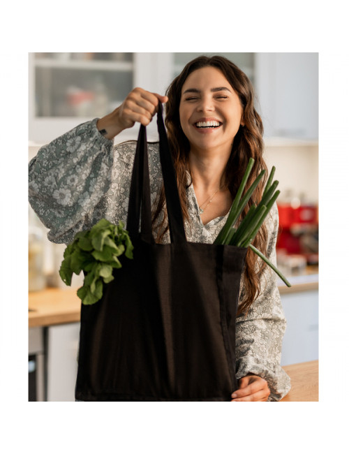 Torba bawełniana Eco-Style, czarny 