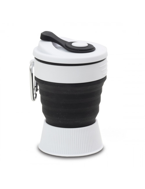 Kubek silikonowy 350ml Flexi, czarny