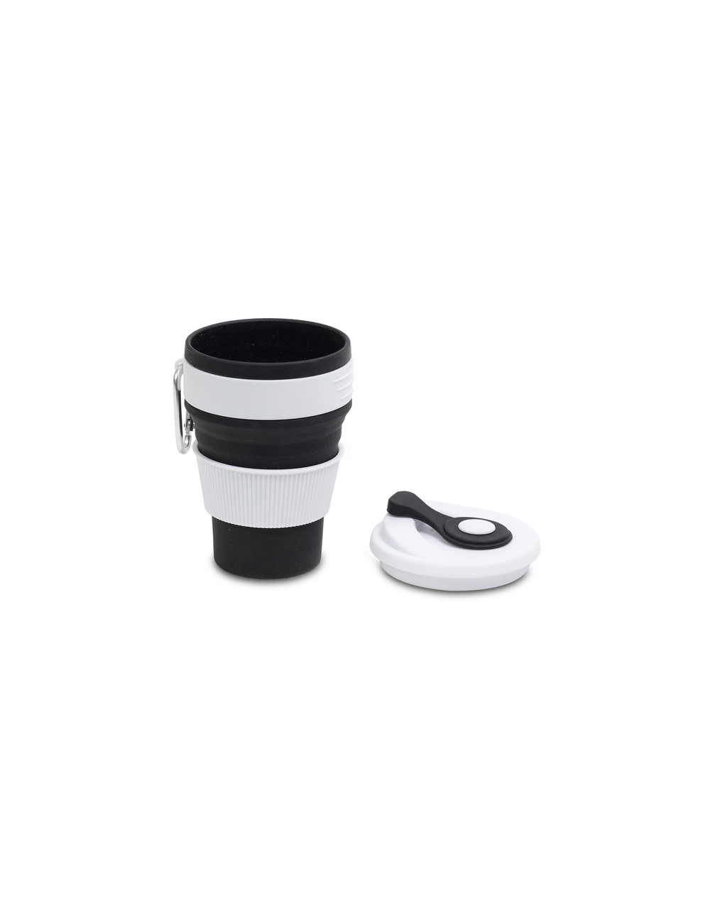 Kubek silikonowy 350ml Flexi, czarny