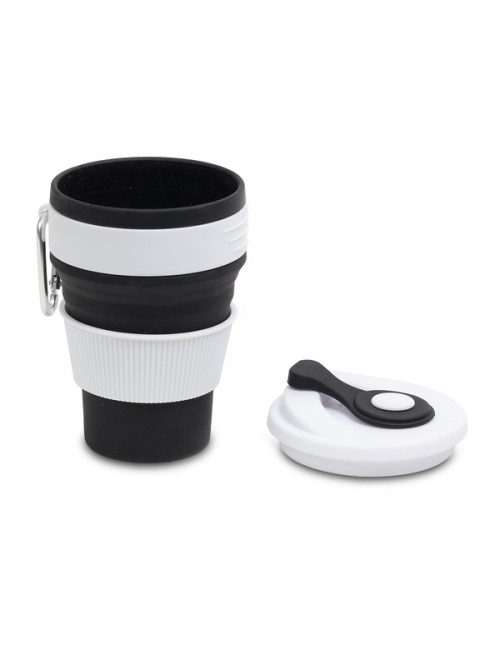 Kubek silikonowy 350ml Flexi, czarny