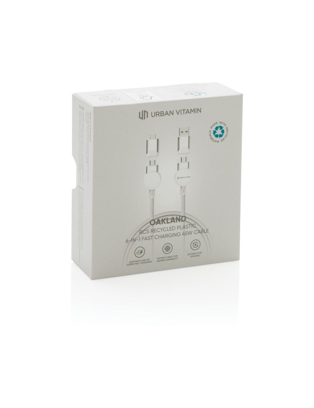 Kabel do ładowania 6 w 1 45W Urban Vitamin Oakland