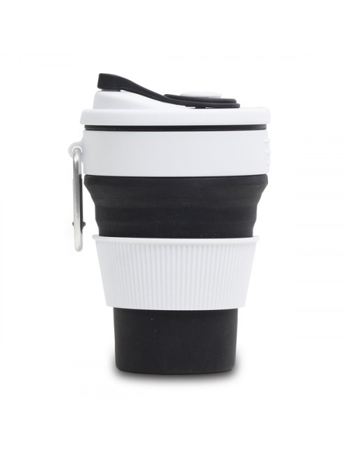 Kubek silikonowy 350ml Flexi, czarny