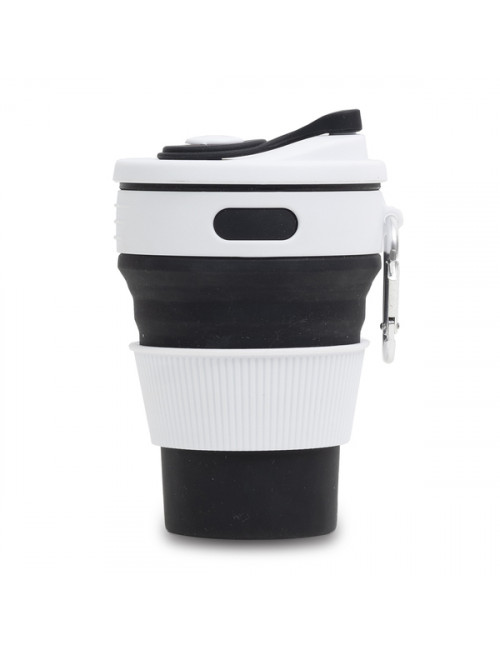 Kubek silikonowy 350ml Flexi, czarny