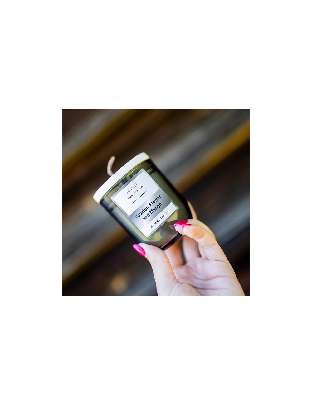 Świeczka zapachowa Frascati, szary 