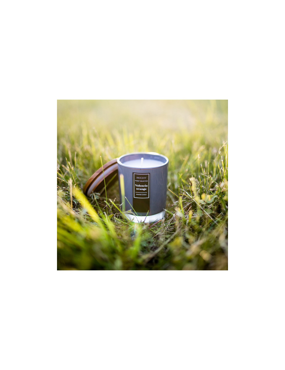 Świeczka zapachowa Imola, szary 