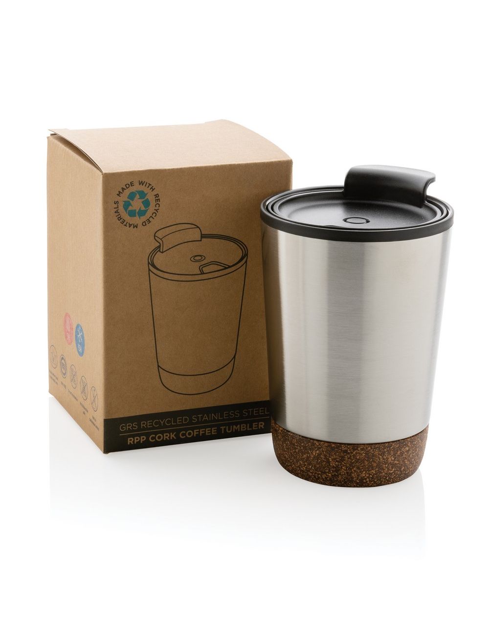 Kubek termiczny 300 ml, PP z recyklingu