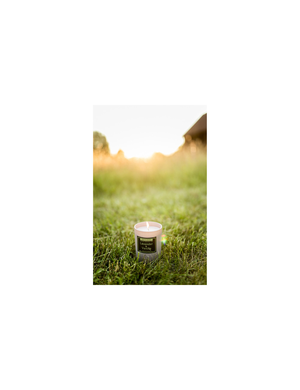 Świeczka zapachowa Perugia, szary