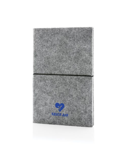 Notatnik A5, filc z recyklingu