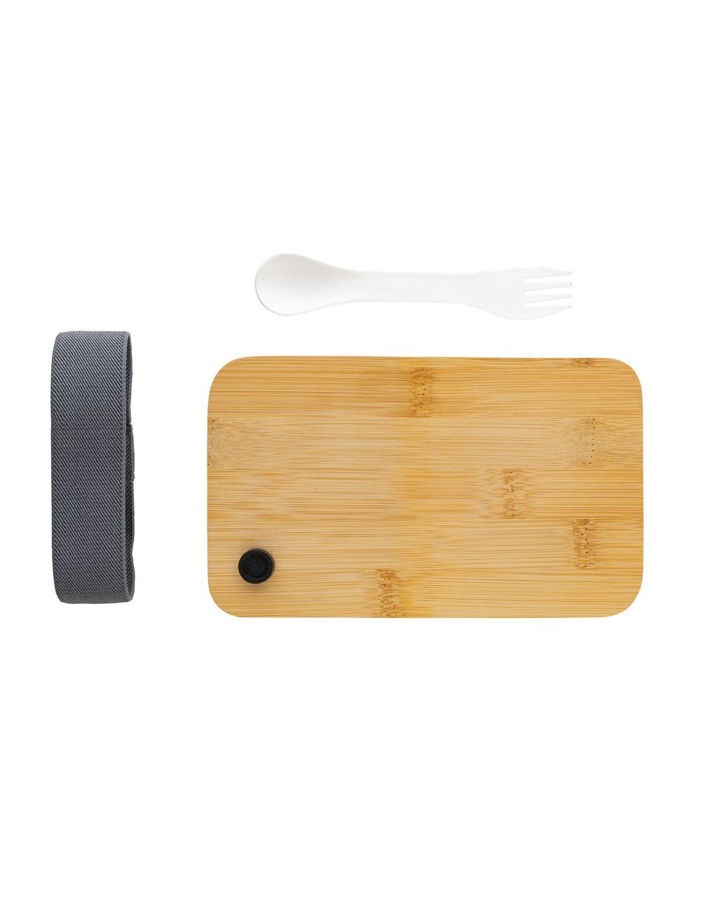 Pudełko śniadaniowe z bambusowym wieczkiem, PP...