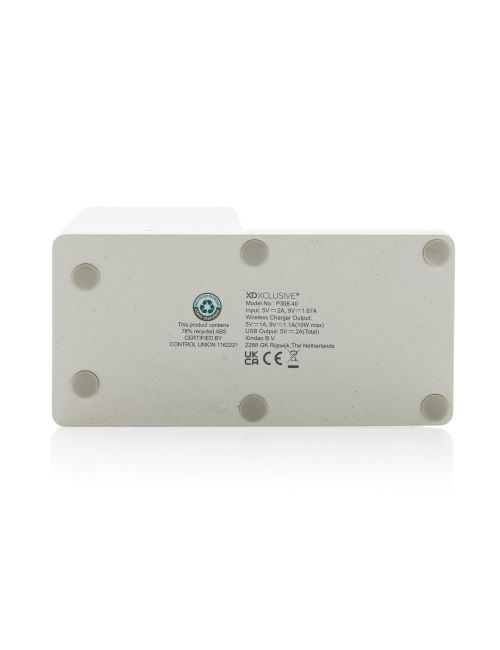 Ładowarka bezprzewodowa 10W, organizer na biurko Ontario