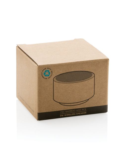 Bambusowy głośnik bezprzewodowy 3W, RABS