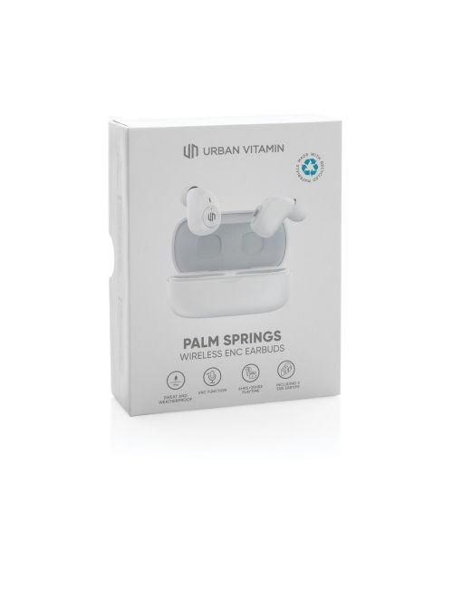 Bezprzewodowe słuchawki douszne Urban Vitamin Palm Springs ENC