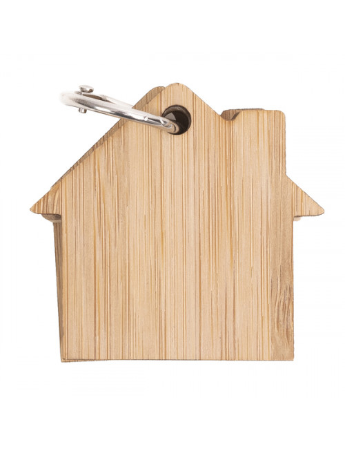 Bambusowy brelok z karteczkami memo Homeland, beżowy 