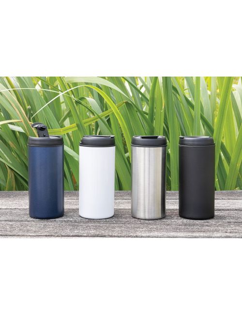Kubek podróżny 330 ml Metro ze stali nierdzewnej z recyklingu