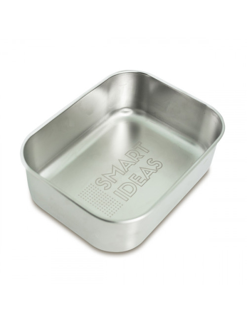 Pojemnik stalowy na lunch 800ml, srebrny