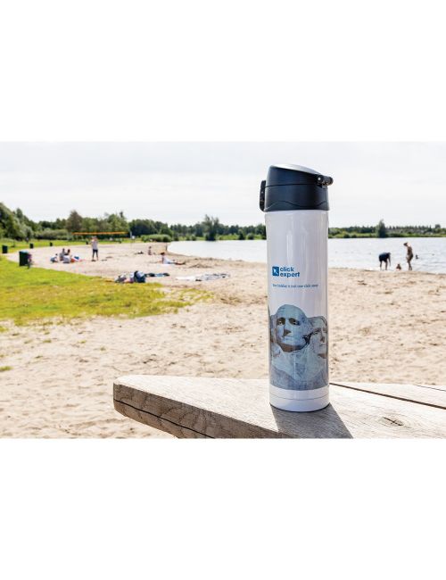 Kubek termiczny 450 ml, stal nierdzewna z recyklingu