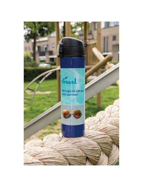 Kubek termiczny 450 ml, stal nierdzewna z recyklingu