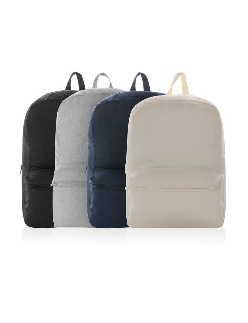 Plecak Impact AWARE™, niebarwiona bawełna z recyklingu