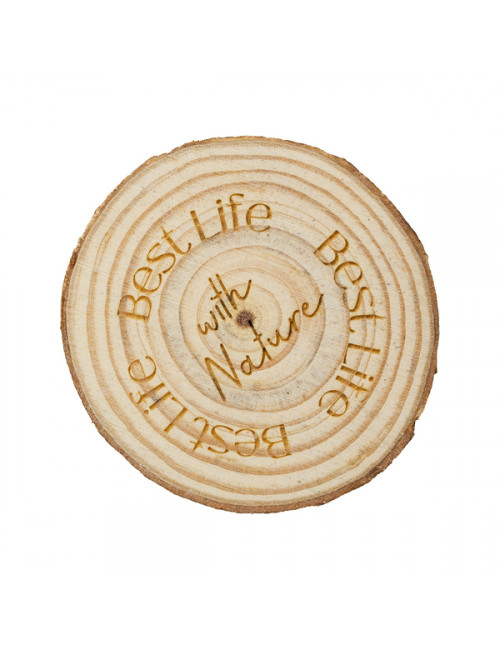 Świeczka z dekoracją Matera, biały