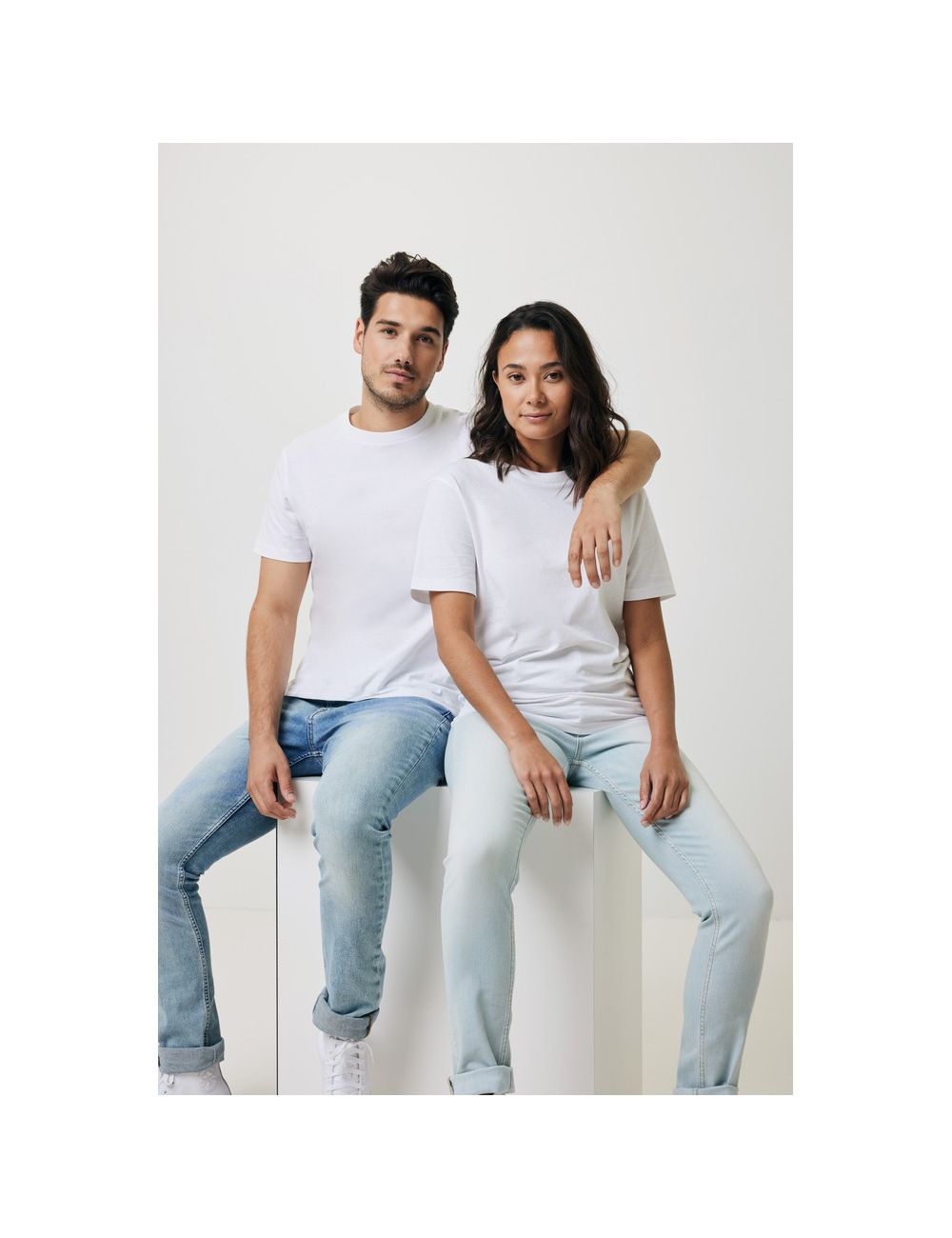 Koszulka z bawełny z recyklingu Iqoniq Bryce