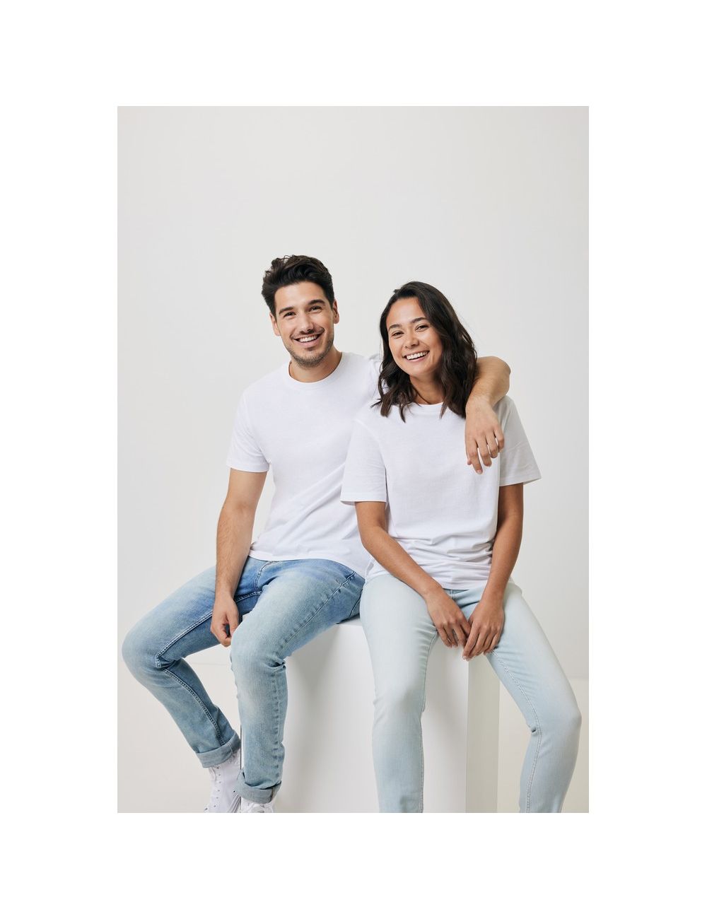 Koszulka z bawełny z recyklingu Iqoniq Bryce