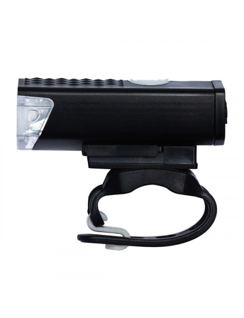 Latarka rowerowa ładowana przez USB Rebike, czarny